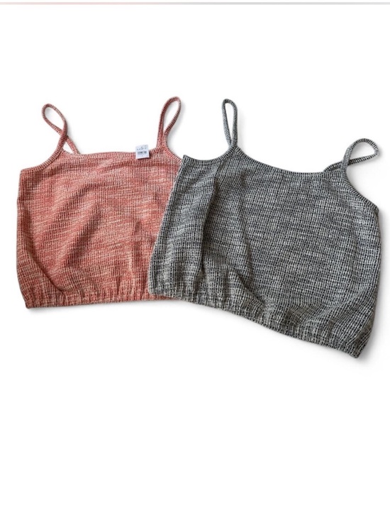 LOFT Tops - LOFT Ikat Boucle Bubble Hem Cami Sweater Tank Tops